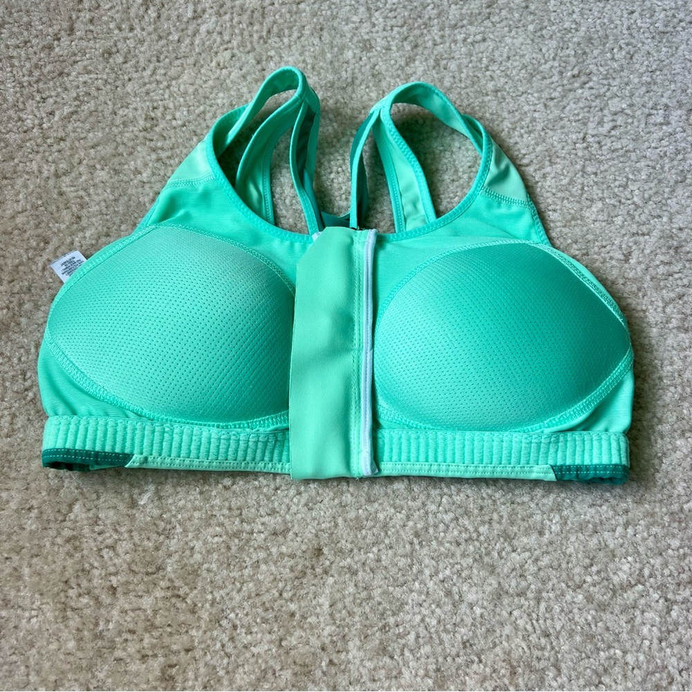 NIKE Dri-Fit High Support Impact Zippered Front Sports Bra—SZ. Medium - Picture 14 of 17